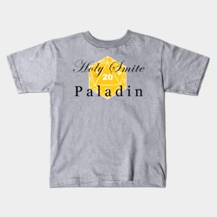 Paladin Holy Smite D20 D&D Kids T-Shirt